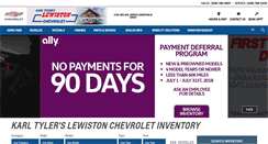 Desktop Screenshot of lewistonchevrolet.com